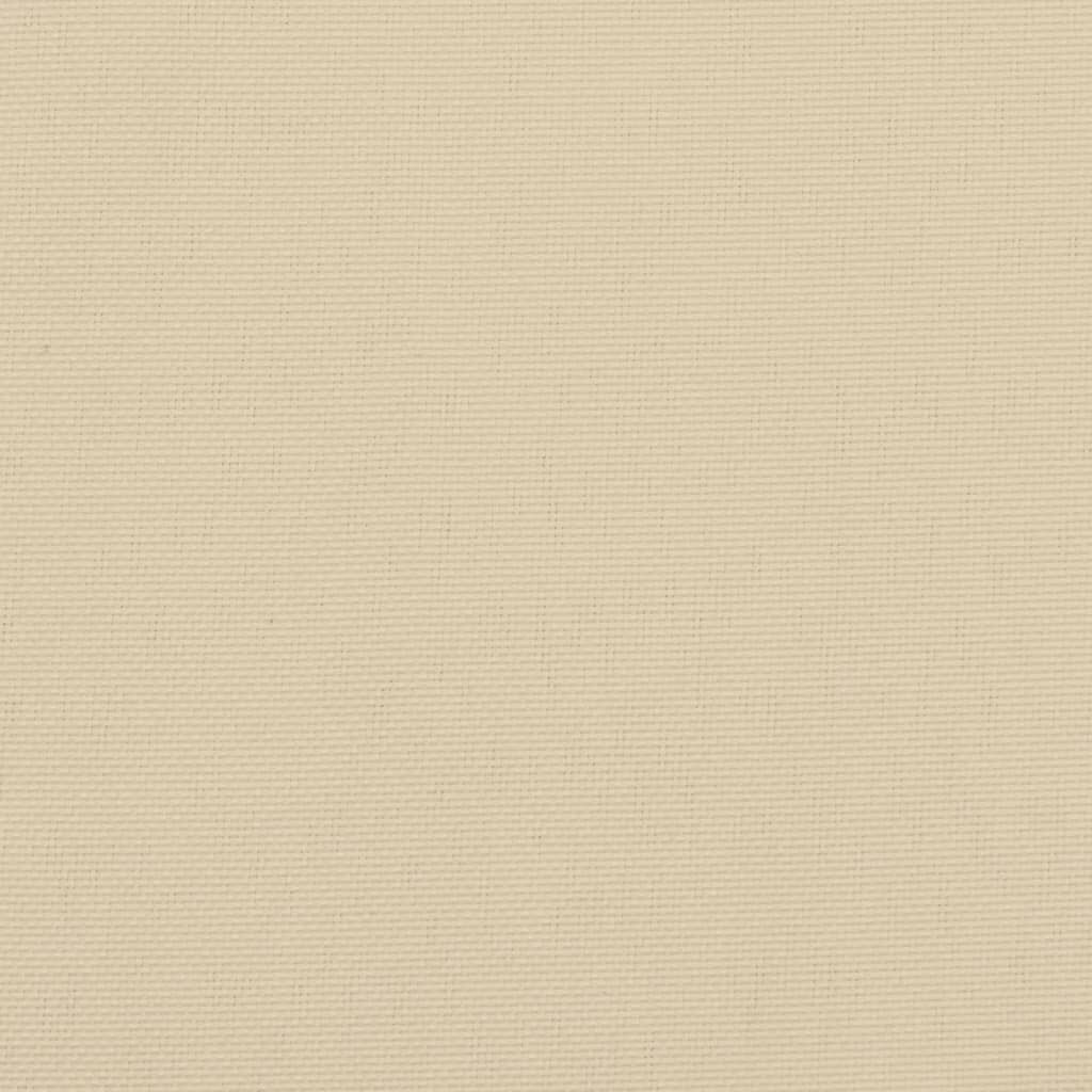 vidaXL Garden Bench Cushions 2 pcs Beige 150x50x7 cm Oxford Fabric