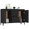 vidaXL Sideboard Black 102x35x70 cm Engineered Wood