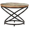 vidaXL Coffee Table Ø 55x40 cm Solid Wood Reclaimed