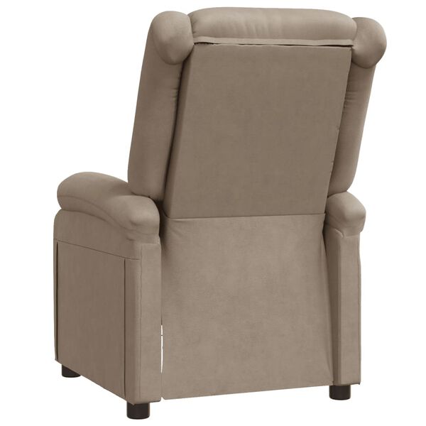 vidaXL Recliner Chair Cappuccino Faux Leather