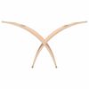 vidaXL Wooden Magazine Rack Floor Standing Natural