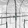 vidaXL Greenhouse Transparent 160x400x190 cm PVC&Powder-coated Steel