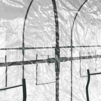 vidaXL Greenhouse Transparent 160x400x190 cm PVC&Powder-coated Steel,  vidaXL Greenhouse Transparent 160x400x190 cm PVC&Powder-coated Steel