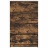 vidaXL Sideboard Smoked Oak 60x35x98.5 cm Engineered Wood