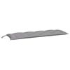 vidaXL Garden Bench Cushions 2pcs Grey 150x50x7cm Oxford Fabric