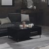 vidaXL Coffee Table Black 90x60x35 cm Engineered Wood