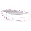 vidaXL Bed Frame without Mattress Dark Grey 92x187 cm Single Fabric