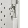 vidaXL Garden Gate 100x120 cm Stainless Steel