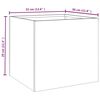 vidaXL Planters 2 pcs 32x30x29 cm Corten Steel