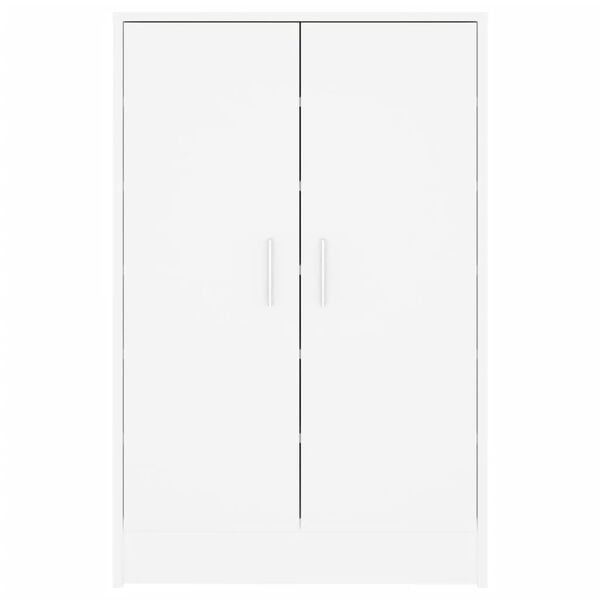 vidaXL Shoe Cabinet White 60x35x92 cm Engineered Wood