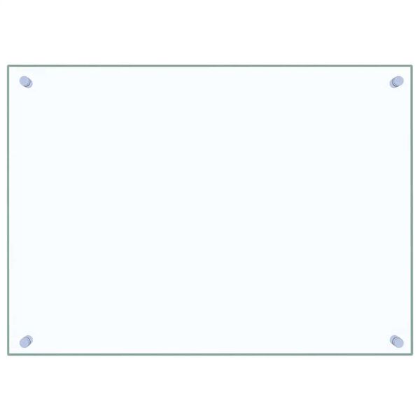 vidaXL Kitchen Backsplashes 2 pcs Transparent 70x50 cm Tempered Glass