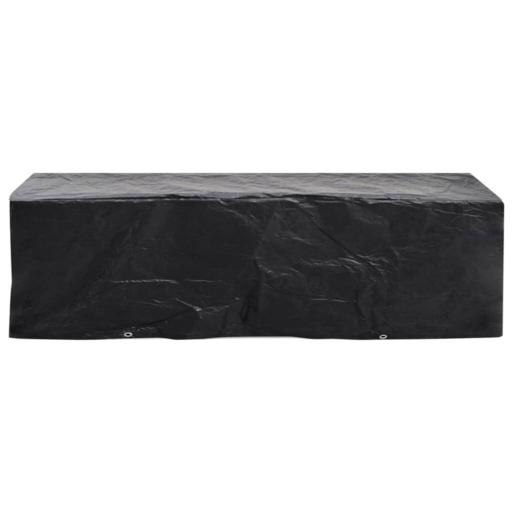 vidaXL Garden Sunlounger Cover 2 pcs 8 Eyelets 218x77x55 cm