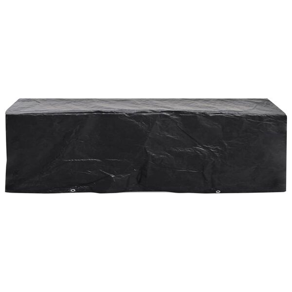 vidaXL Garden Sunlounger Cover 2 pcs 8 Eyelets 218x77x55 cm
