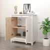 vidaXL Sideboard White 70x35x80 cm Solid Wood Pine