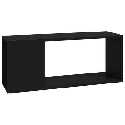 vidaXL TV Cabinet Black 80x24x32 cm Engineered Wood, black vidaXL TV Cabinet Black 80x24x32 cm Engineered Wood