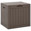 vidaXL Garden Storage Box Grey 55,5x43x53 cm Polypropylene