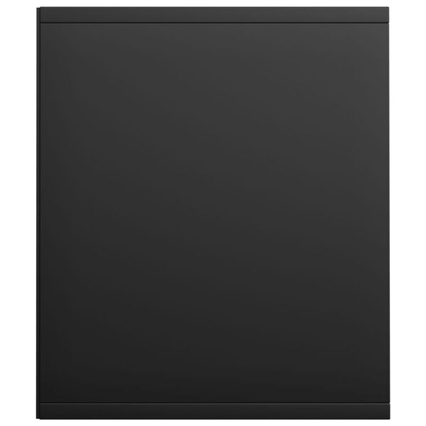 vidaXL Book Cabinet/TV Cabinet Black 36x30x143 cm Engineered Wood