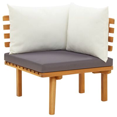 vidaXL 9 Piece Garden Lounge Set with Cushions Solid Wood Acacia,  vidaXL 9 Piece Garden Lounge Set with Cushions Solid Wood Acacia