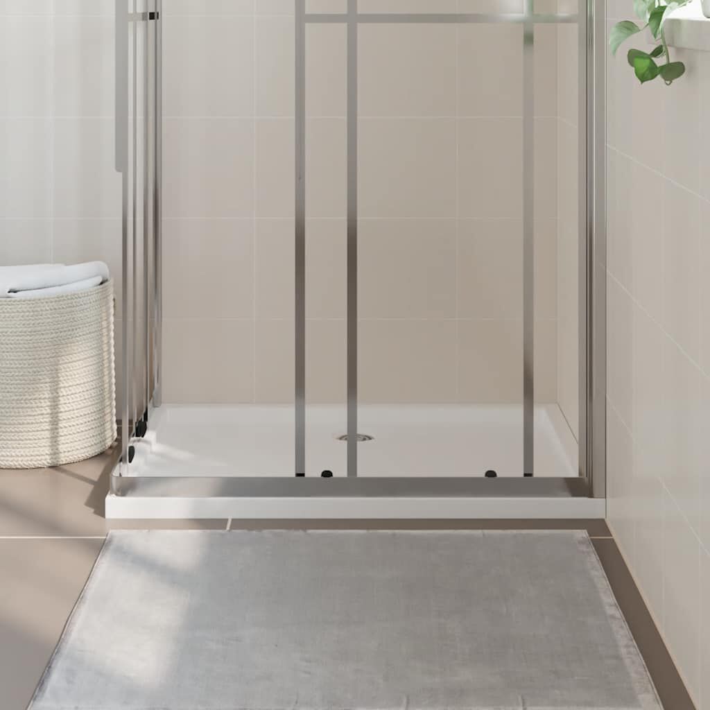 vidaXL Rectangular ABS Shower Base Tray White 70x100 cm