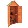 vidaXL Garden Tool Shed Brown 89x52.5x175 cm Solid Wood Pine