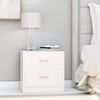 vidaXL Bedside Cabinet White 40x30x40 cm Engineered Wood