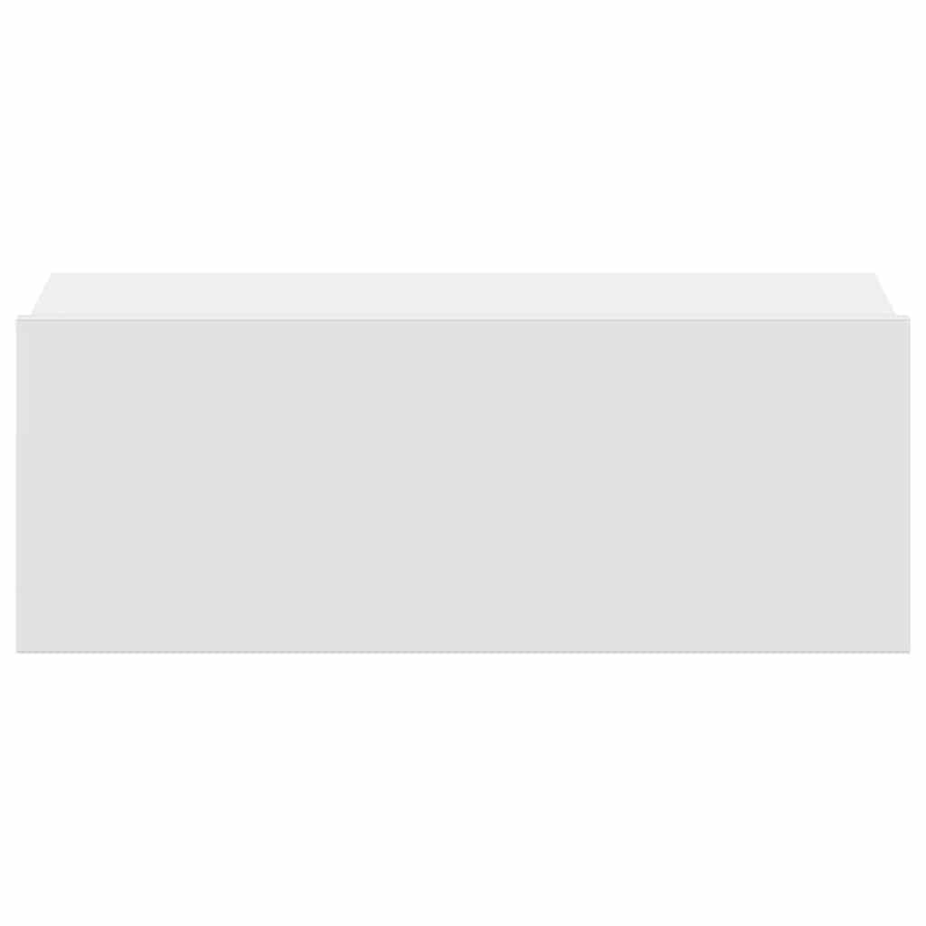 vidaXL Floating Nightstand White 40x30x15cm Engineered Wood