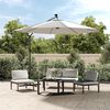 vidaXL Replacement Fabric for Cantilever Umbrella Sand White 300 cm