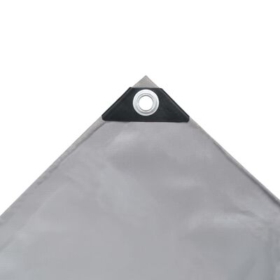 vidaXL Tarpaulin 650 g/m² 3x3 m Grey