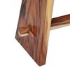 vidaXL Stool Solid Suar Wood and Polyresin