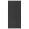 vidaXL Book Cabinet/Sideboard Black 66x30x130 cm Engineered Wood