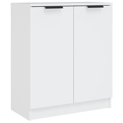 vidaXL Sideboards 2 pcs White 60x30x70 cm Engineered Wood, white vidaXL Sideboards 2 pcs White 60x30x70 cm Engineered Wood