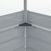 vidaXL Greenhouse 100x100x85 cm Galvanised Steel Grey
