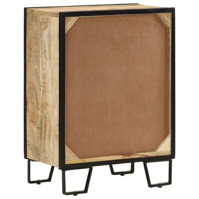 vidaXL Sideboard with 2 Drawers 53x31x72 cm Solid Wood Mango and Iron,  vidaXL Sideboard with 2 Drawers 53x31x72 cm Solid Wood Mango and Iron