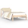 vidaXL Bed Frame without Mattress Solid Wood Pine 90x200cm