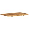 vidaXL Bathroom Vanity Top Solid Acacia Wood 80x52x2.5 cm