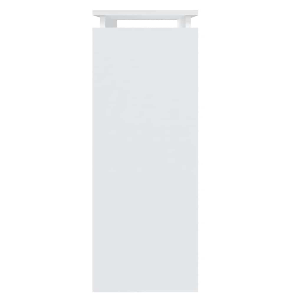 vidaXL Console Table White 80x30x80 cm Engineered Wood