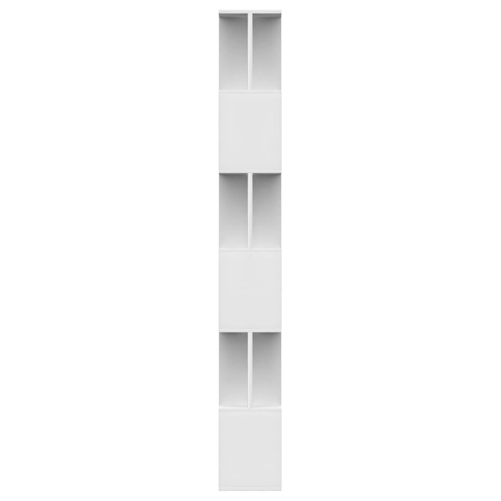 vidaXL Book Cabinet/Room Divider White 80x24x192 cm Engineered Wood