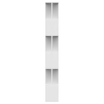 vidaXL Book Cabinet/Room Divider White 80x24x192 cm Engineered Wood, white vidaXL Book Cabinet/Room Divider White 80x24x192 cm Engineered Wood