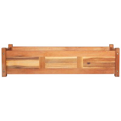 vidaXL Garden Raised Beds 2 pcs Acacia Wood 100x30x25 cm,  vidaXL Garden Raised Beds 2 pcs Acacia Wood 100x30x25 cm
