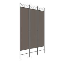 vidaXL 3-Panel Room Divider Anthracite 120x200 cm Fabric, anthracite vidaXL 3-Panel Room Divider Anthracite 120x200 cm Fabric