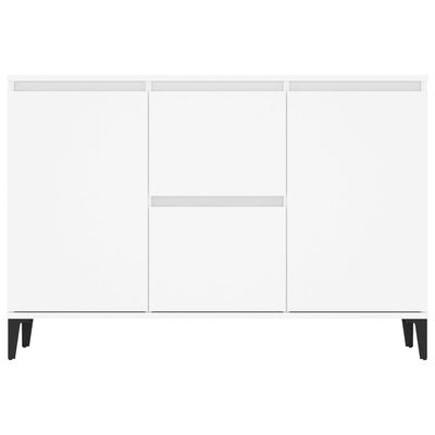 vidaXL Sideboard White 102x35x70 cm Engineered Wood, white vidaXL Sideboard White 102x35x70 cm Engineered Wood