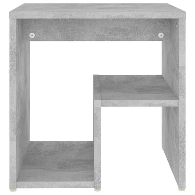 vidaXL Bed Cabinet Concrete Grey 40x30x40 cm Engineered Wood, concrete grey vidaXL Bed Cabinet Concrete Grey 40x30x40 cm Engineered Wood