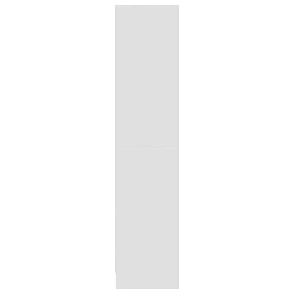 vidaXL 3-Tier Book Cabinet White 60x24x109 cm Engineered Wood