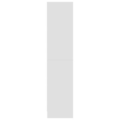 vidaXL 3-Tier Book Cabinet White 60x24x109 cm Engineered Wood, white vidaXL 3-Tier Book Cabinet White 60x24x109 cm Engineered Wood