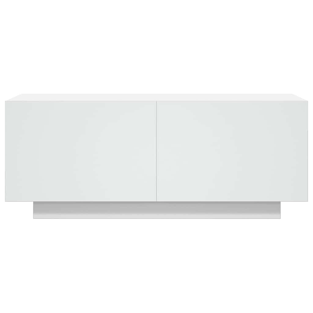 vidaXL TV Cabinet White 100x35x40 cm Engineered Wood