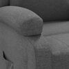 vidaXL Recliner Chair Dark Grey Fabric