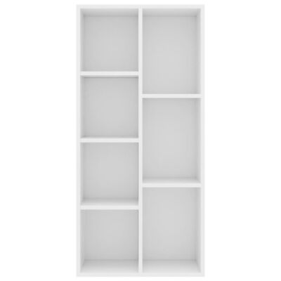 vidaXL Book Cabinet White 50x25x106 cm Engineered Wood, white vidaXL Book Cabinet White 50x25x106 cm Engineered Wood