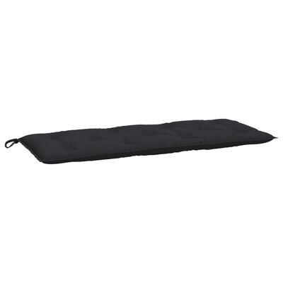 vidaXL Garden Bench Cushions 2pcs Black 120x50x7cm Oxford Fabric, black vidaXL Garden Bench Cushions 2pcs Black 120x50x7cm Oxford Fabric