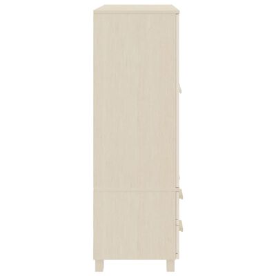 vidaXL Wardrobe HAMAR Honey Brown 99x45x137 cm Solid Wood Pine, honey brown vidaXL Wardrobe HAMAR Honey Brown 99x45x137 cm Solid Wood Pine