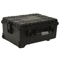 vidaXL Wheeled Flight Case Black 58x45x27 cm PP,  vidaXL Wheeled Flight Case Black 58x45x27 cm PP
